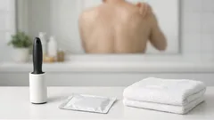 Ako nalepiť náplasť na chrbát bez pomoci: jednoduchý trik s lepiacim valčekom