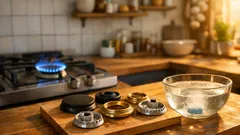 Ako vyčistiť plynové horáky bez drhnutia: stačí teplá voda a tableta do umývačky