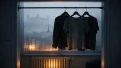 Ako sušiť bielizeň v byte v zime rýchlejšie: trik s háčikmi a napínacou tyčou