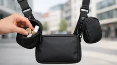 Bezpečnostný popruh s vreckami: trik, ktorý spraví poriadok v malej kabelke