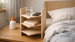 Šikovný DIY odkladací stolík z drevených roštov, ktorý zvládnete za popoludnie