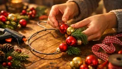 Vianočný veniec z vešiaka: jednoduchý DIY návod, ktorý zvládnete za večer