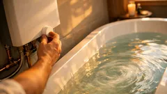 Môžem pri kúpeľových prísadách zapnúť opätovné ohrievanie vody a kedy je to riziko