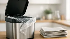 Výmena vreca v koši bez nervov: 3 triky, vďaka ktorým sadne na prvýkrát