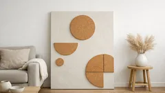 Ako si vyrobiť 3D nástenné umenie z korkových podložiek, ktoré vyzerá luxusne